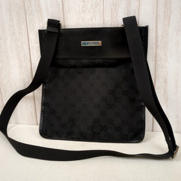 20240702 141124161 Gucci GG Canvas Shoulder Bag Black