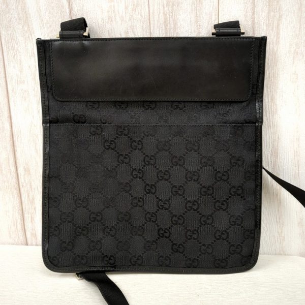 20240702 141143798 Gucci GG Canvas Shoulder Bag Black