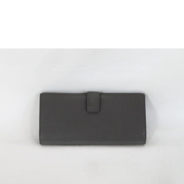 20258 2 Prada Leather Long Wallet Black