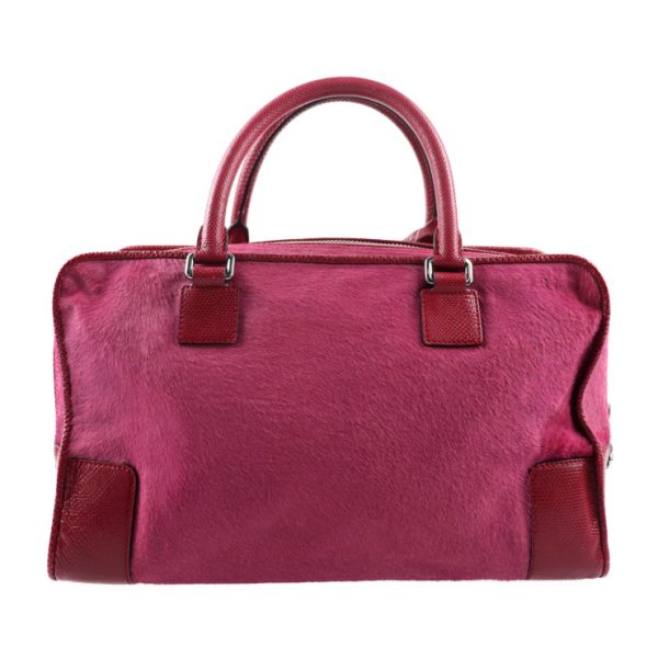 2026053002236 01 3 Loewe Amazona Haraco Leather Boston Bag Pink Red