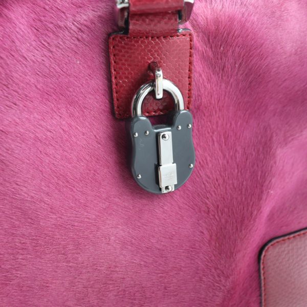 2026053002236 01 7 Loewe Amazona Haraco Leather Boston Bag Pink Red