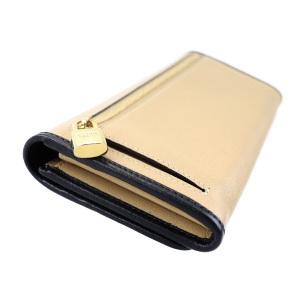 2026053002268 5 Loewe Amazona Continental Bifold Long Wallet Beige Black