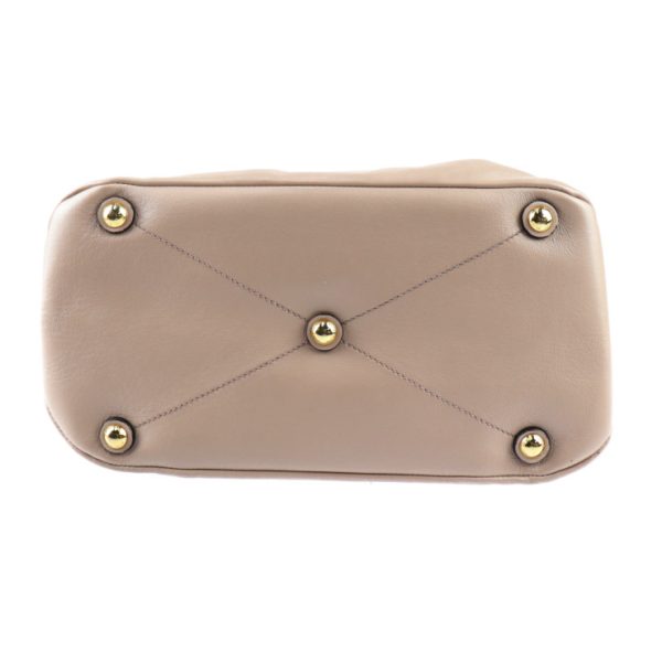 2026063001393 5 MIU MIU Bag Handbag RN1079 Leather CAMMEO Pink Beige