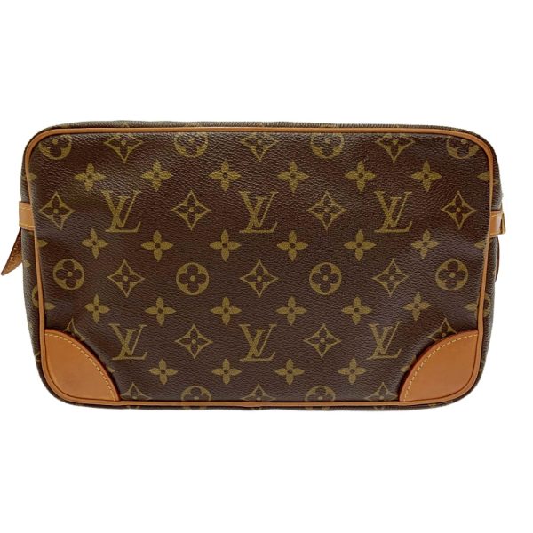 202679 4 Louis Vuitton Monogram Compiegne 28 Brown Shoulder Bag