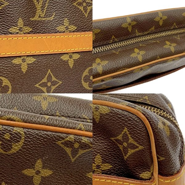 202679 6 Louis Vuitton Monogram Compiegne 28 Brown Shoulder Bag