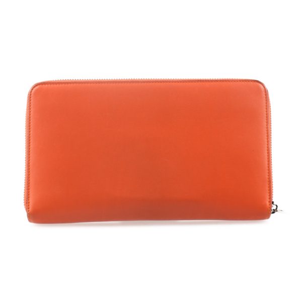 2027053007318 3 Loewe Leather Long Wallet Orange