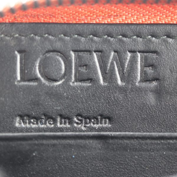 2027053007318 8 Loewe Leather Long Wallet Orange