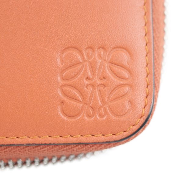 2027053007318 9 Loewe Leather Long Wallet Orange