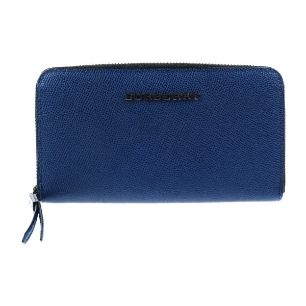 2028013002250 1 Burberry Leather Wallet Blue