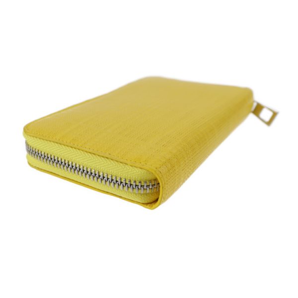 2028043002359 6 Loewe Medium Calf Leather Round Zipper Wallet Yellow