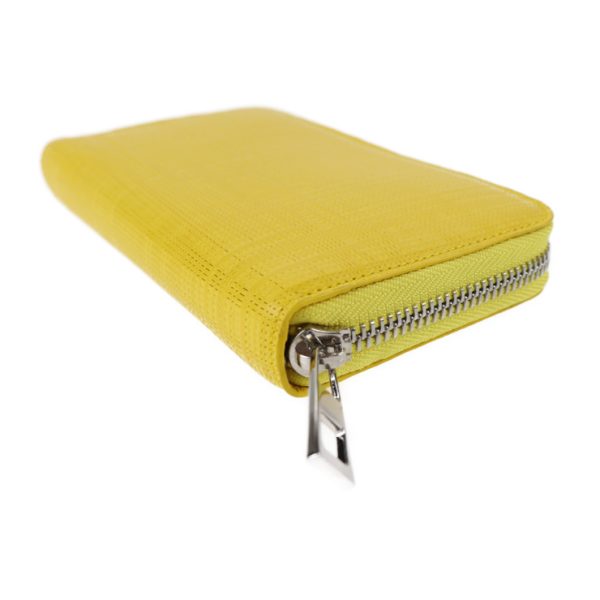 2028043002359 7 Loewe Medium Calf Leather Round Zipper Wallet Yellow