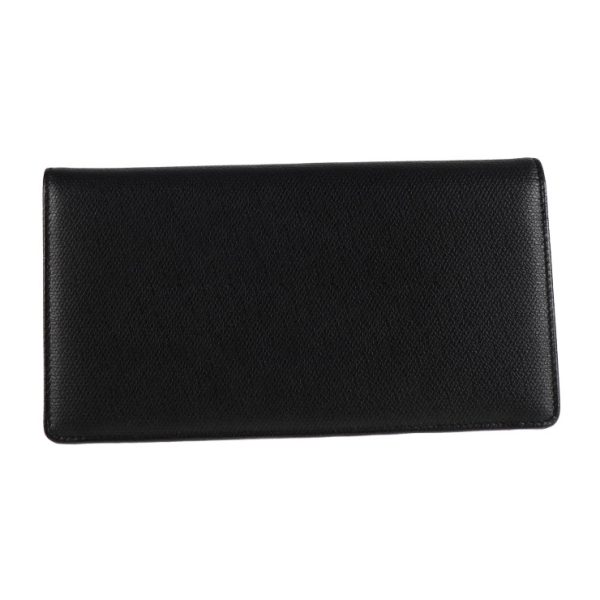 2028073002366 3 Chanel Coco Button Bifold Long Wallet Black