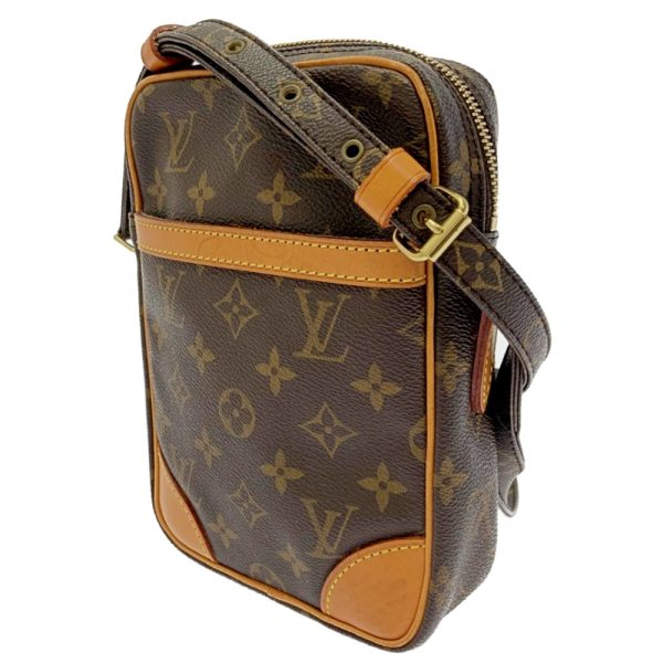 202866 2 Louis Vuitton Monogram Danube Shoulder Bag Brown