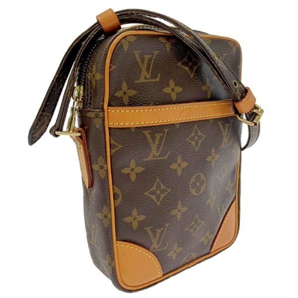 202866 3 Louis Vuitton Monogram Danube Shoulder Bag Brown