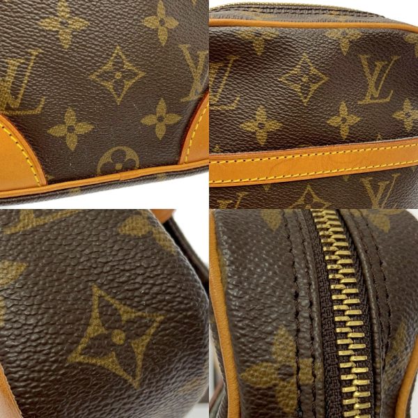 202866 8 Louis Vuitton Monogram Danube Shoulder Bag Brown