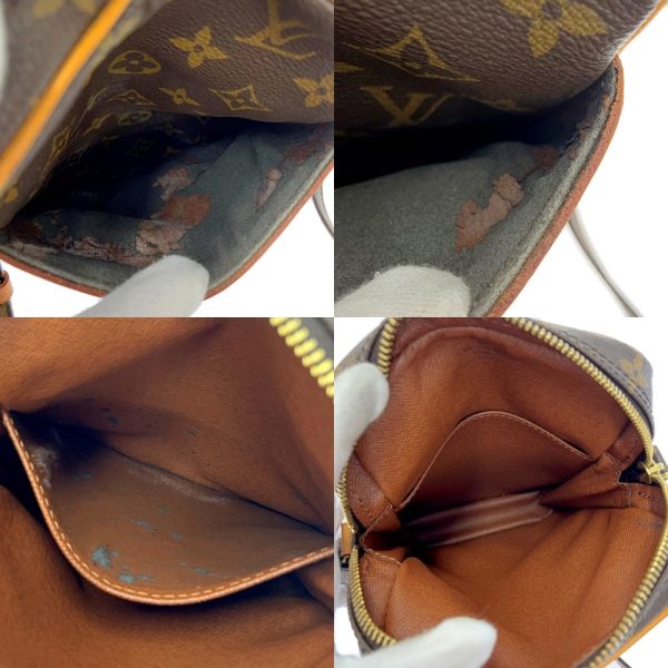 202866 9 Louis Vuitton Monogram Danube Shoulder Bag Brown