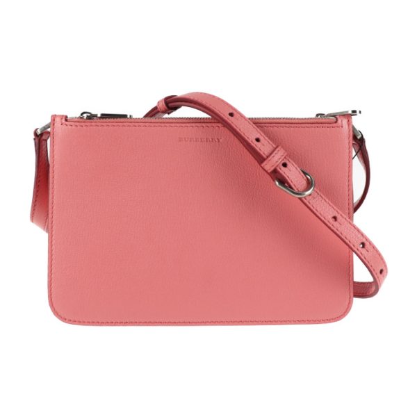 2029073007011 1 Burberry Leather Crossbody Bag Pink