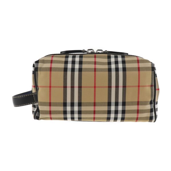 2029073007014 1 Burberry Canvas Bag Beige Plaid