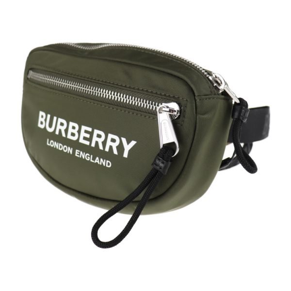 2029073007019 2 Burberry Nylon Waist Bag Khaki