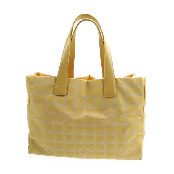 2031033002020 3 Chanel Travel Line Tote Bag Canvas Yellow