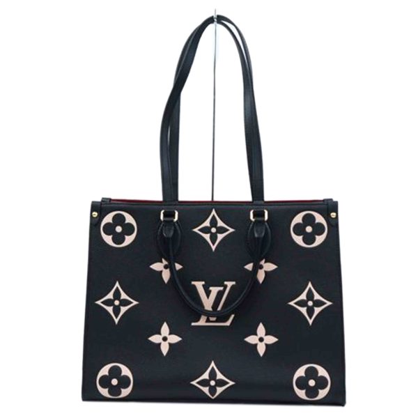 20330 1 Louis Vuitton On the Go MM Empreinte Bag Black