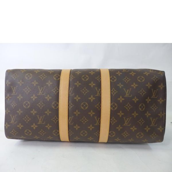 20336 4 Louis Vuitton Keepall 45 Monogram Duffel Bag Brown