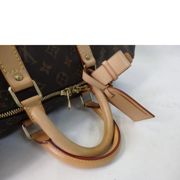 20336 5 Louis Vuitton Keepall 45 Monogram Duffel Bag Brown