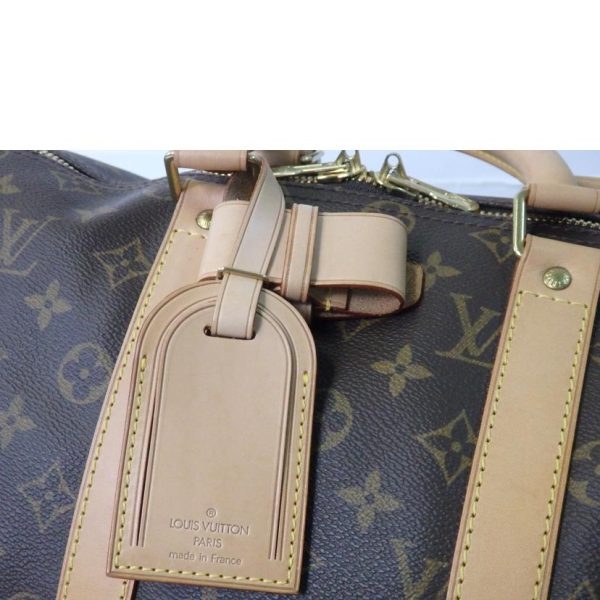 20336 6 Louis Vuitton Keepall 45 Monogram Duffel Bag Brown