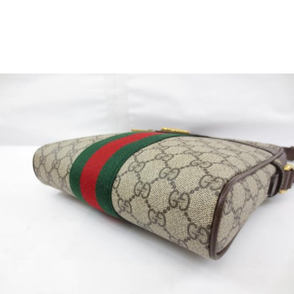 20337 3 Gucci Ophidia GG Small Messenger Bag Biege