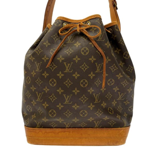 203456 4 Louis Vuitton Monogram Noe Shoulder Bag Brown