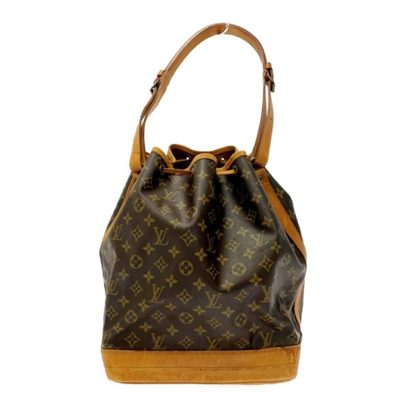 203456 5 Louis Vuitton Monogram Noe Shoulder Bag Brown