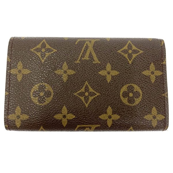 203573 4 Louis Vuitton Monogram Portomone Bier Tresor Brown Bifold Wallet