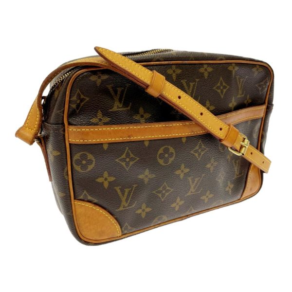 203626 2 Louis Vuitton Monogram Trocadero 27 Shoulder Bag Brown