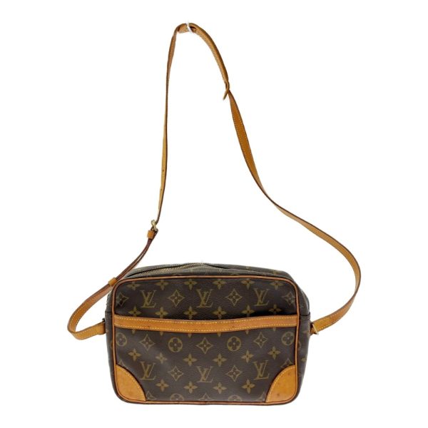 203626 5 Louis Vuitton Monogram Trocadero 27 Shoulder Bag Brown