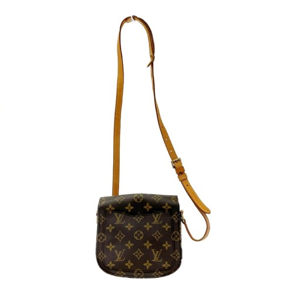 203760 5 Louis Vuitton Monogram Saint Cloud MM Shoulder Bag Brown