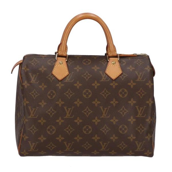 20388 1 Louis Vuitton Speedy 30 Bag Monogram Canvas Brown