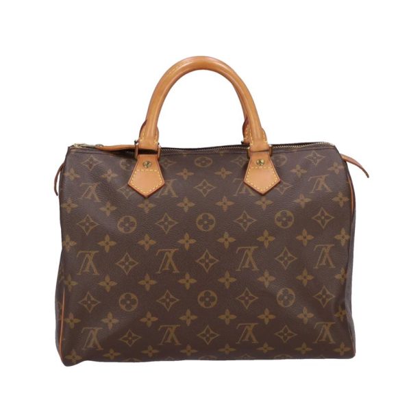 20388 2 Louis Vuitton Speedy 30 Bag Monogram Canvas Brown