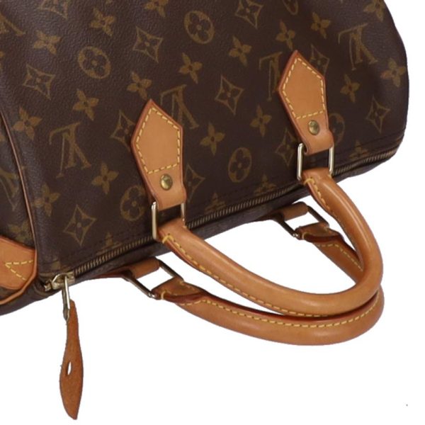 20388 4 Louis Vuitton Speedy 30 Bag Monogram Canvas Brown