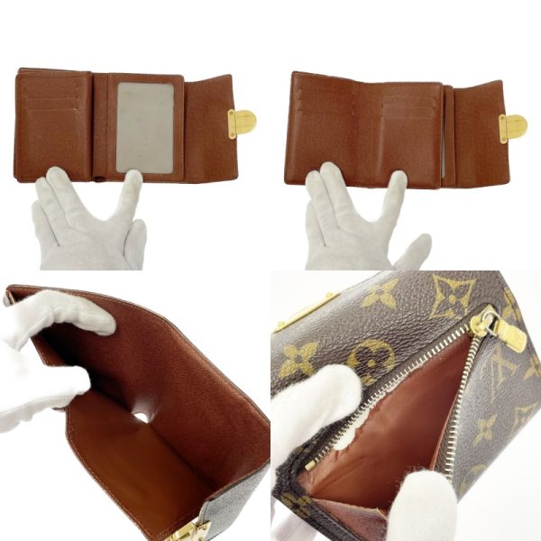 204041 8 LOUIS VUITTON Monogram PVC Wallet 3 Piece Set Brown