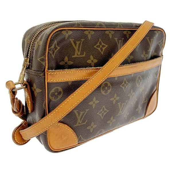 204306 3 Louis Vuitton Monogram Trocadero 27 Shoulder Bag Brown