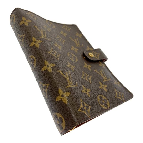 204652 3 LOUIS VUITTON Monogram PVC Agenda MM Notebook Cover Brown