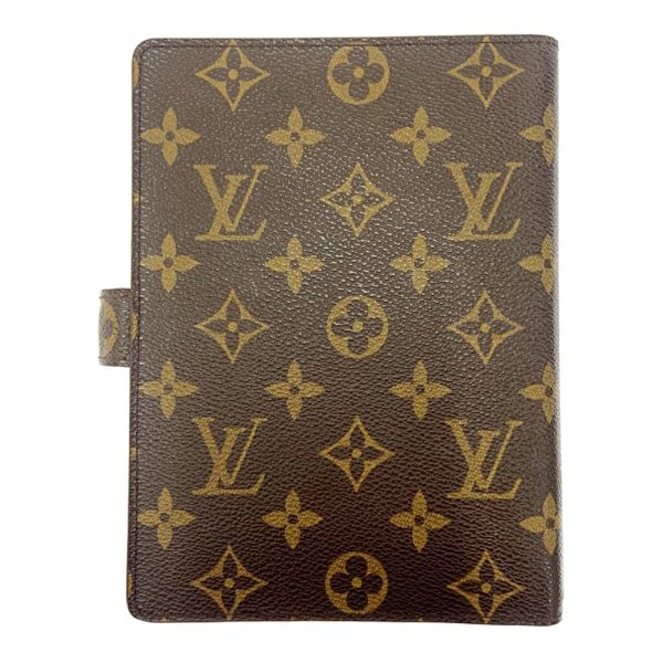 204652 4 LOUIS VUITTON Monogram PVC Agenda MM Notebook Cover Brown