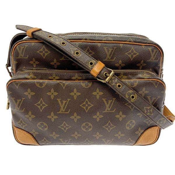 204658 1 Louis Vuitton Monogram Nile Shoulder Bag Brown