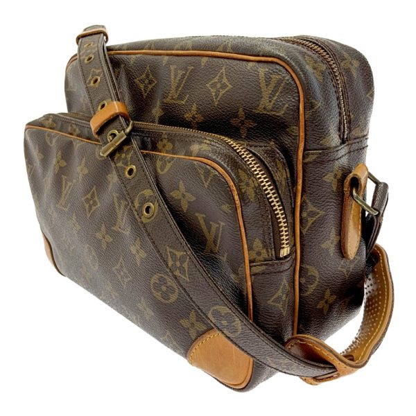 204658 2 Louis Vuitton Monogram Nile Shoulder Bag Brown