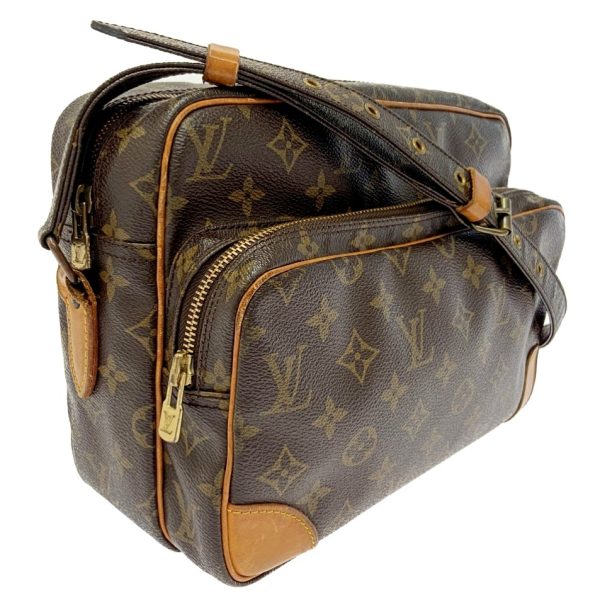 204658 3 Louis Vuitton Monogram Nile Shoulder Bag Brown