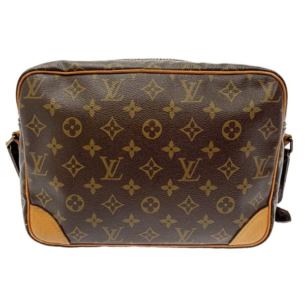 204658 4 Louis Vuitton Monogram Nile Shoulder Bag Brown