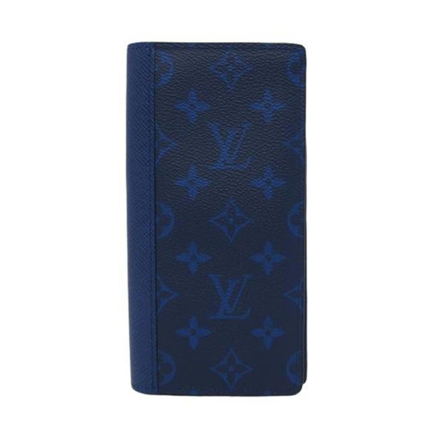 20494 1 Louis Vuitton Portefeuille Brazza Wallet Taigarama Gray