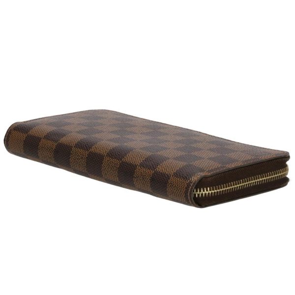 20497 3 Louis Vuitton Old Zippy Damier Wallet Brown