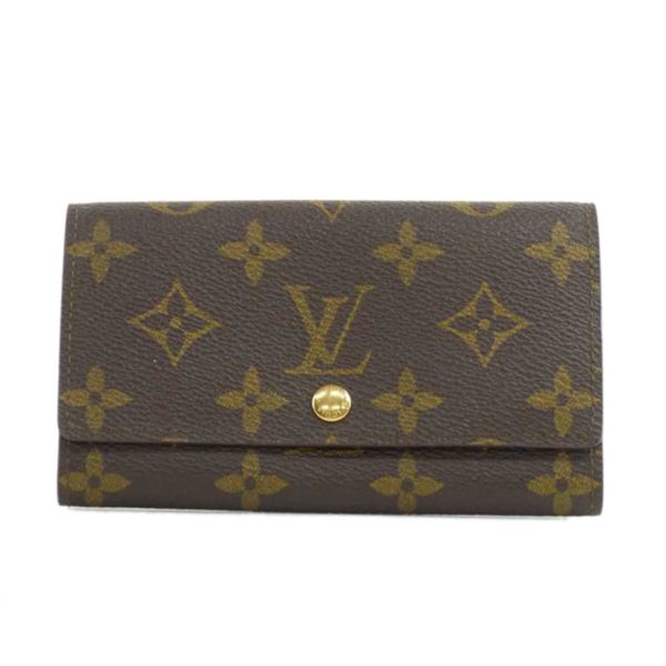 20510 1 Louis Vuitton Portomone Zip Monogram Wallet Brown