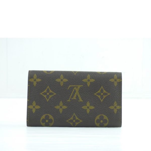 20510 2 Louis Vuitton Portomone Zip Monogram Wallet Brown